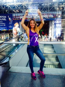 Marathon 96, in my new Purple ASICS!